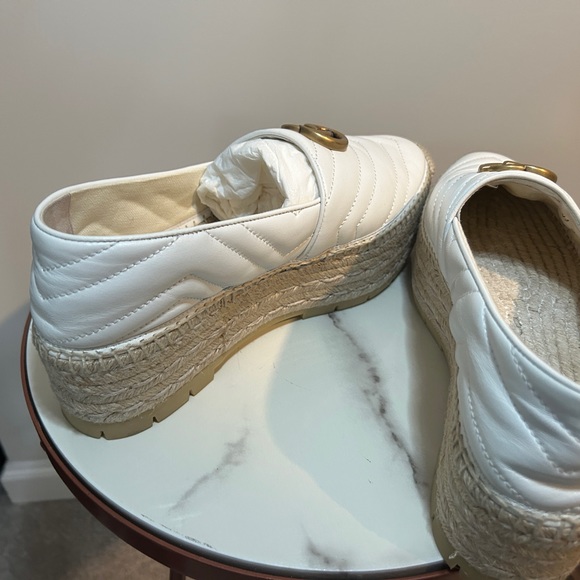 Gucci Marmount Espadrille Platform Shoes Size 39.5 - Picture 5 of 7